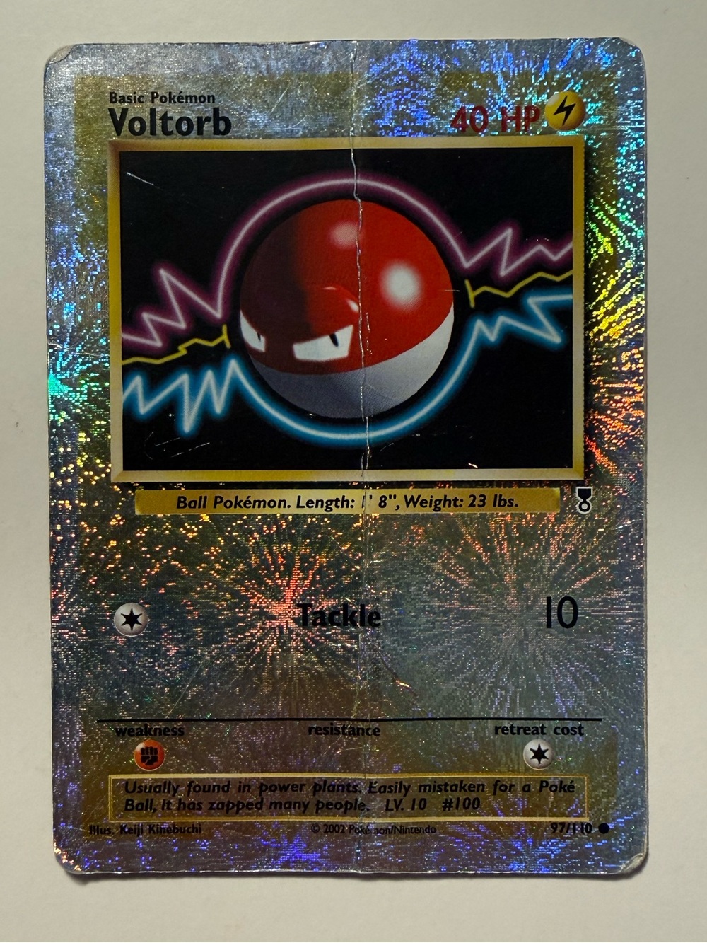 Pokemon Voltorb Reverse Holo Card - ULTRA RARE